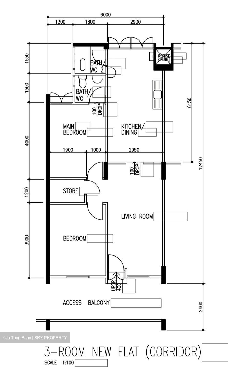 Blk 136 Bukit Batok West Avenue 6 (Bukit Batok), HDB 3 Rooms #634646711